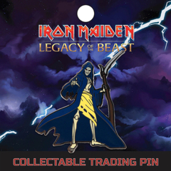 Iron Maiden Legacy of the Beast - Grip Reaper Eddie Pin